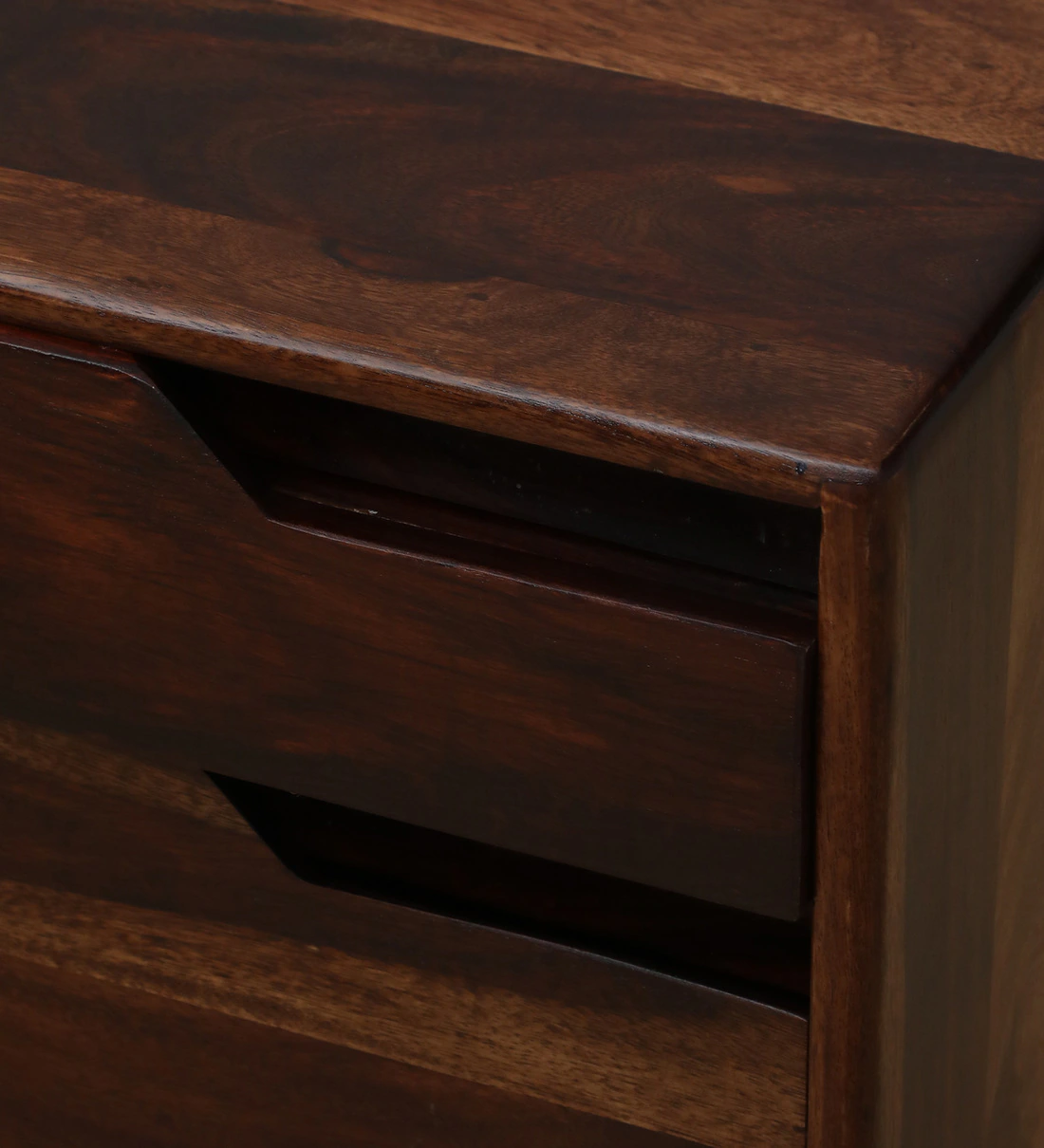 Dawson Solid Wood Bedside Table in Scratch Resistant Natural Finish - Image 3