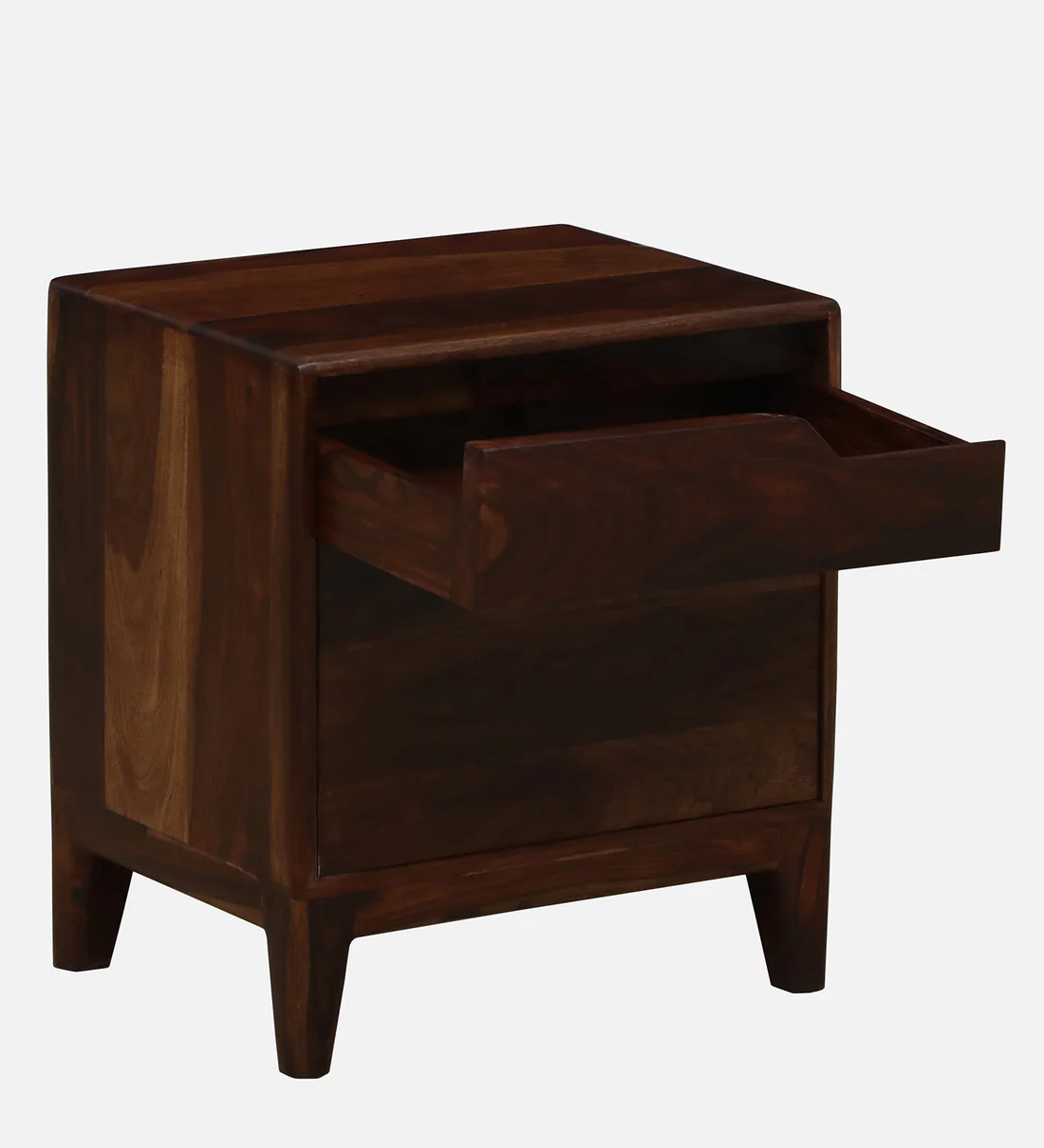 Dawson Solid Wood Bedside Table in Scratch Resistant Natural Finish - Image 11