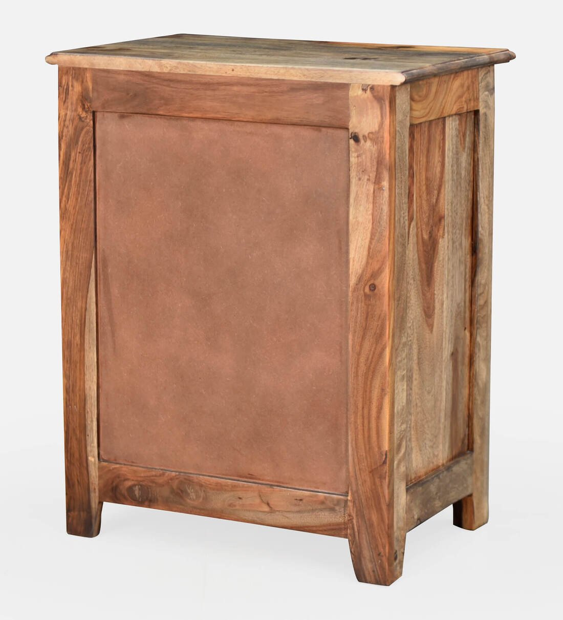 Sivaroa Luxury Solid Wood Bedside Cabinet in Teak Finish - Image 8