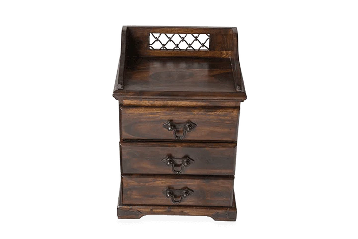 MapleGlow Contemporary Wooden Bedside Unit - Image 6
