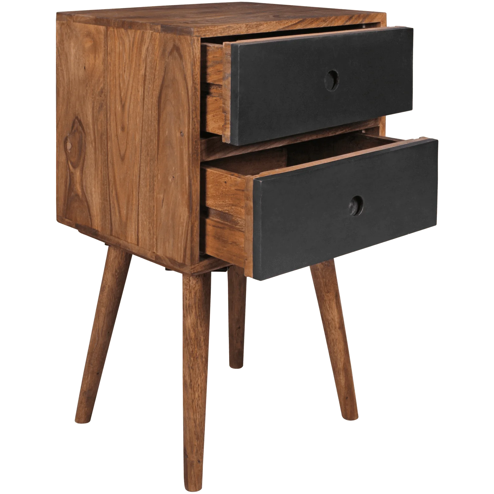 Lerona Natural Finish Bedside Unit - Image 3