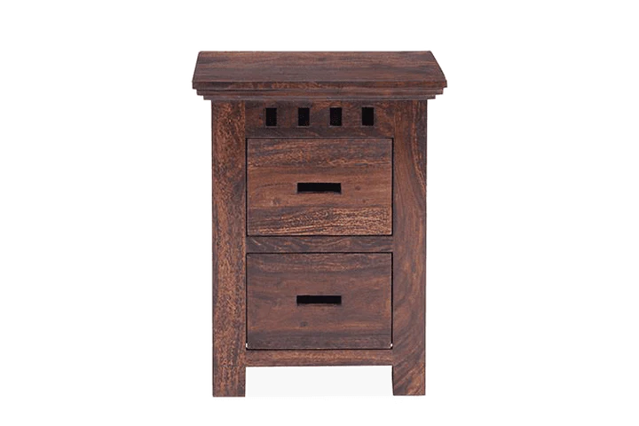 Srbania Natural Finish Side Drawer Table - Image 3