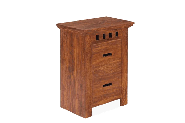 Srbania Natural Finish Side Drawer Table - Image 8