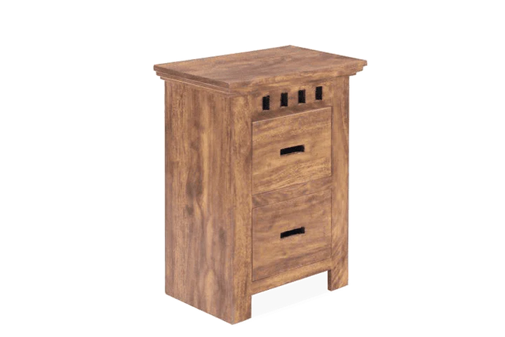 Srbania Natural Finish Side Drawer Table - Image 9