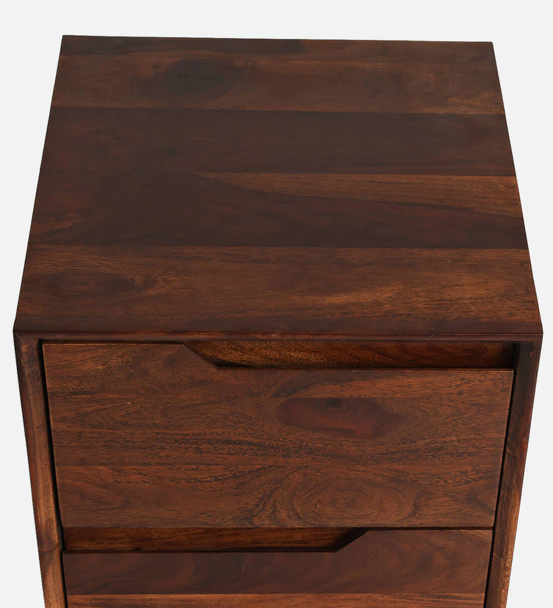Zovren Solid Wood Bedside Table in Dusty Ember Natural Finish - Image 9