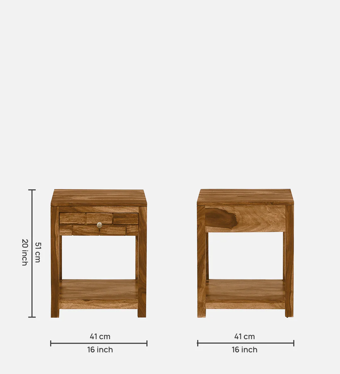 Hivona Luxury Wooden Bedside Table for Bedroom - Image 9