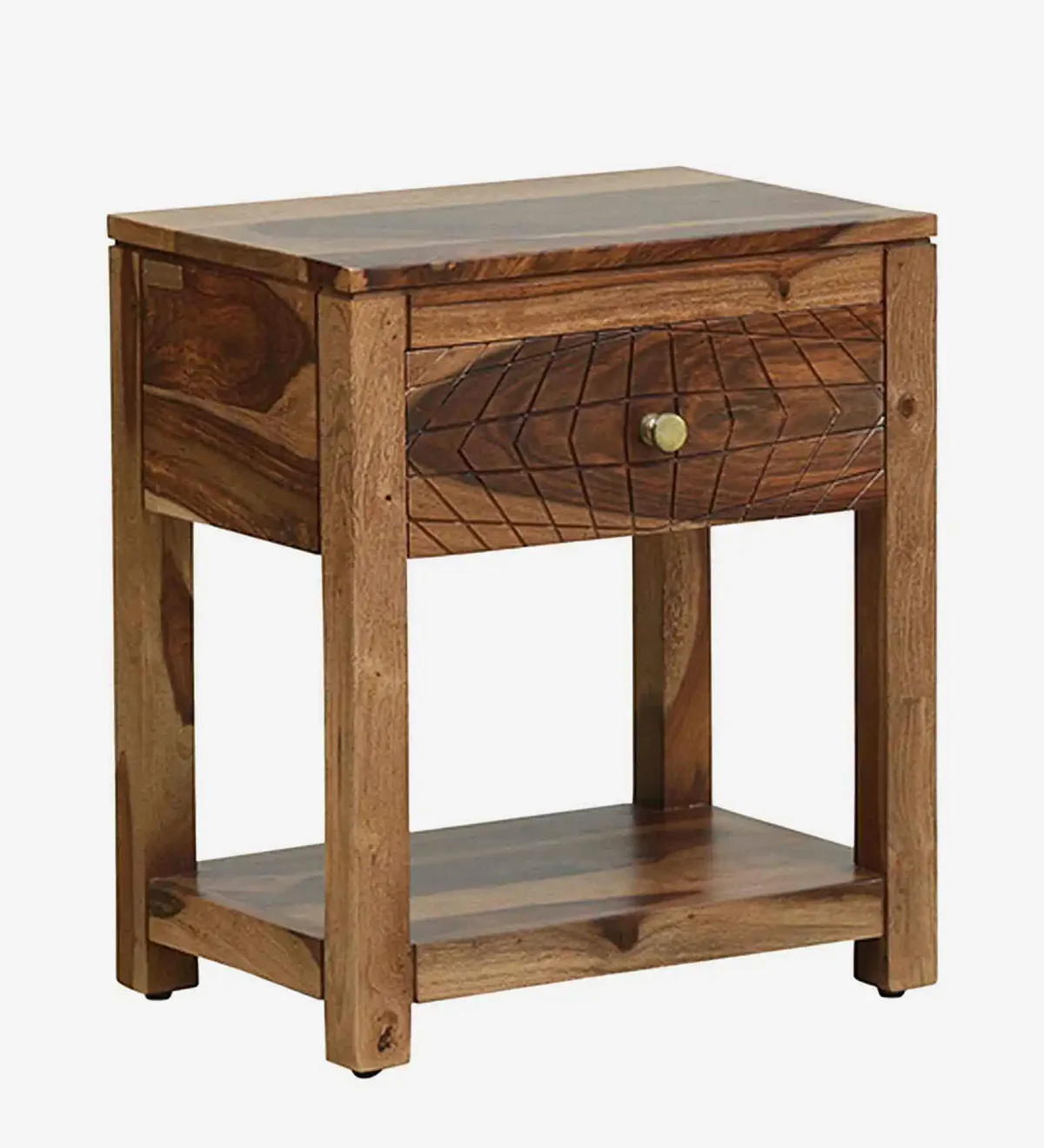 Wexora Premium Wooden Night Stand with Storage Drawer - Image 8