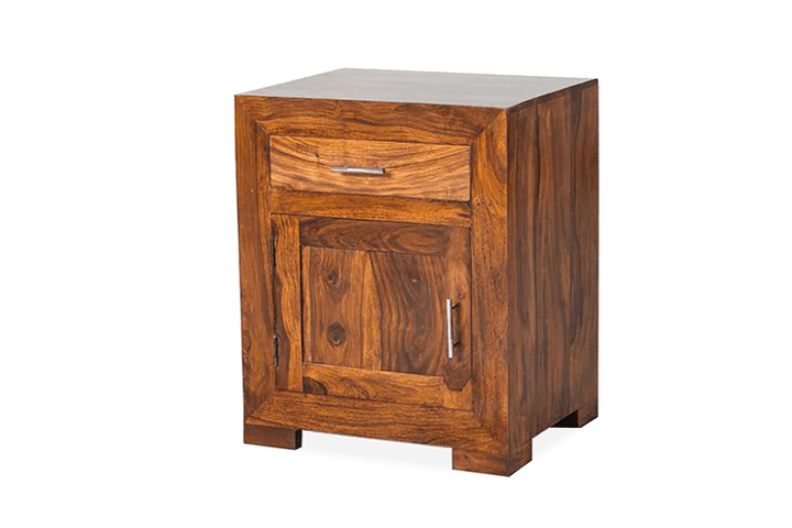 Cden Natural Finish Wooden Bedroom Table - Image 2