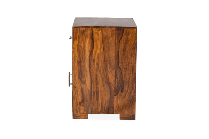 Cden Natural Finish Wooden Bedroom Table - Image 3