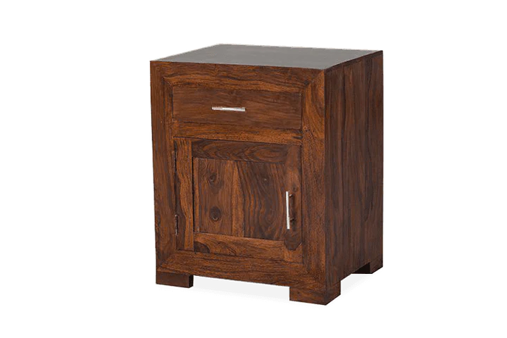 Cden Natural Finish Wooden Bedroom Table - Image 8