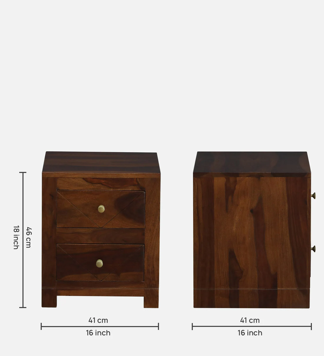 Nonroe Natural Wood Side Cabinet - Image 5