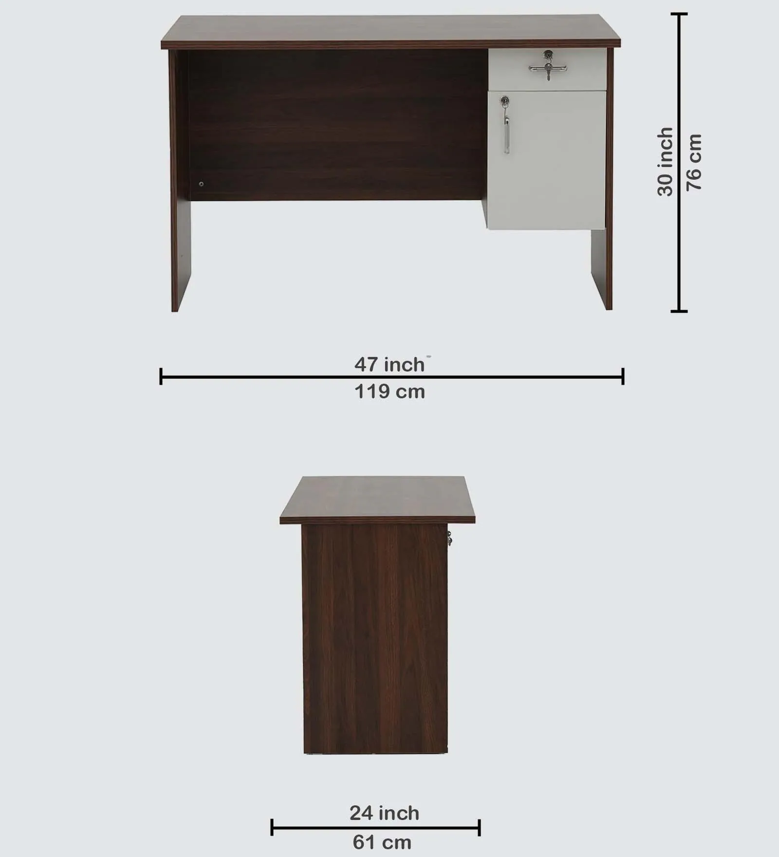 Wooden Study Table for Home Office - Image 2