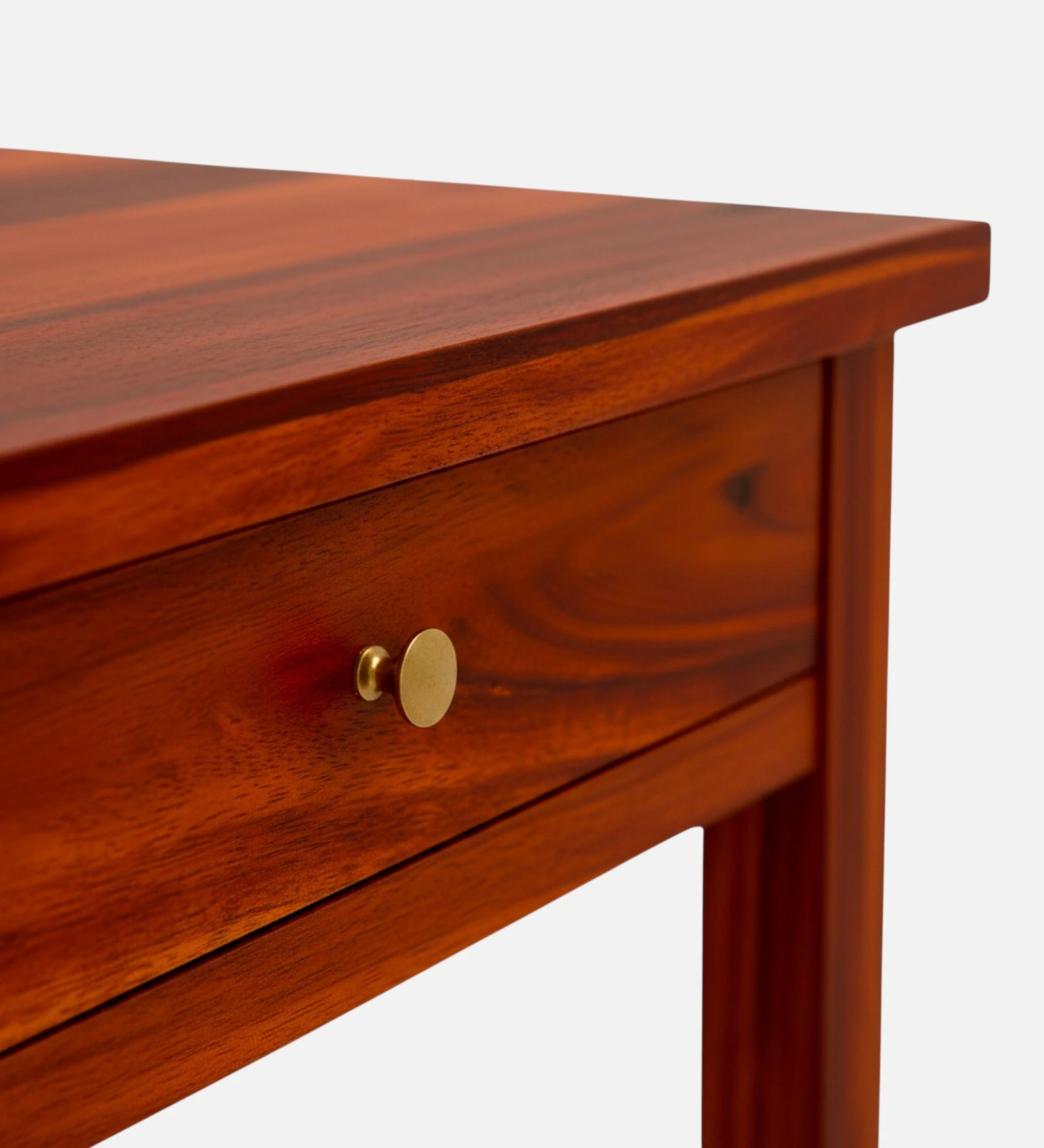 Honey Writing Table In Honey Finish - Image 11