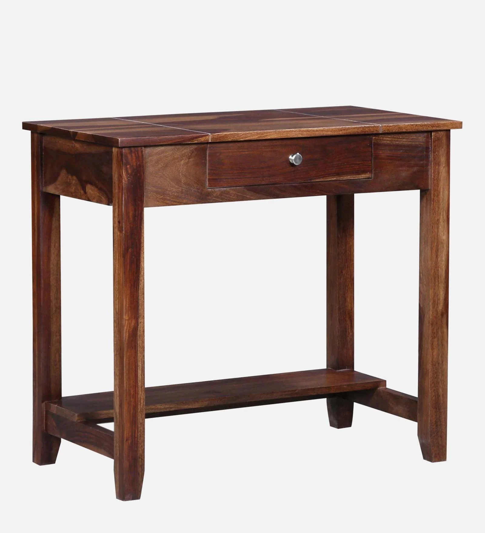Sheesham Wood Writing Table In Scratch Resistant Provincial Teak Finish - Image 3