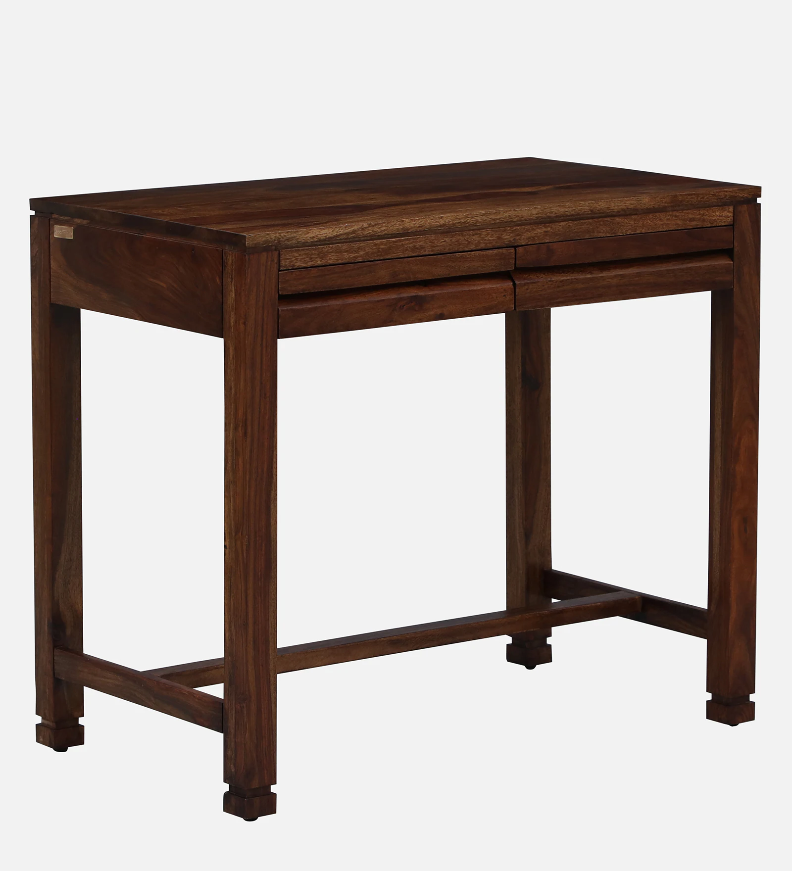 Near Sheesham Wood Writing Table In Provincial Teak Finish - Image 4