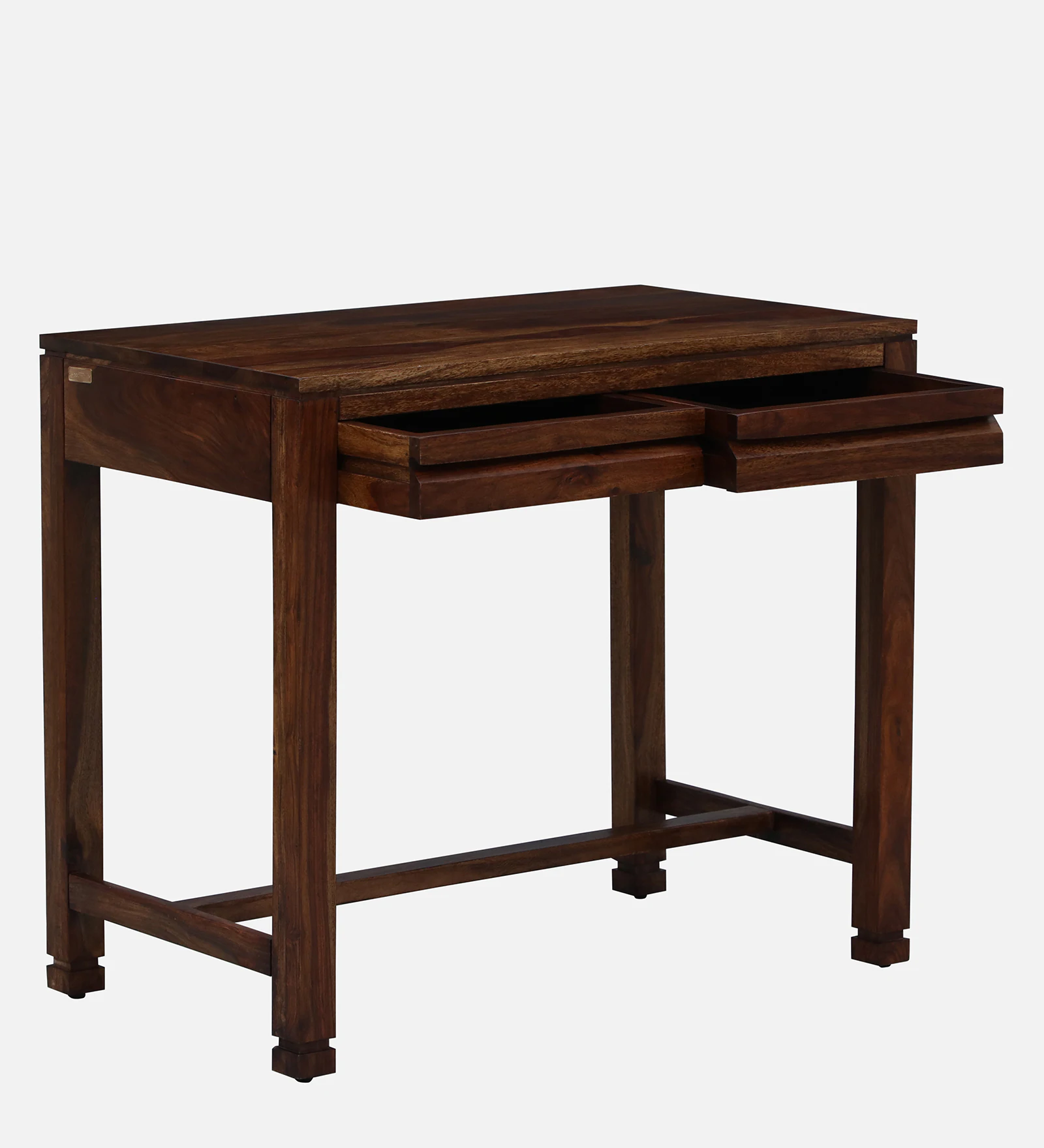 Near Sheesham Wood Writing Table In Provincial Teak Finish - Image 5
