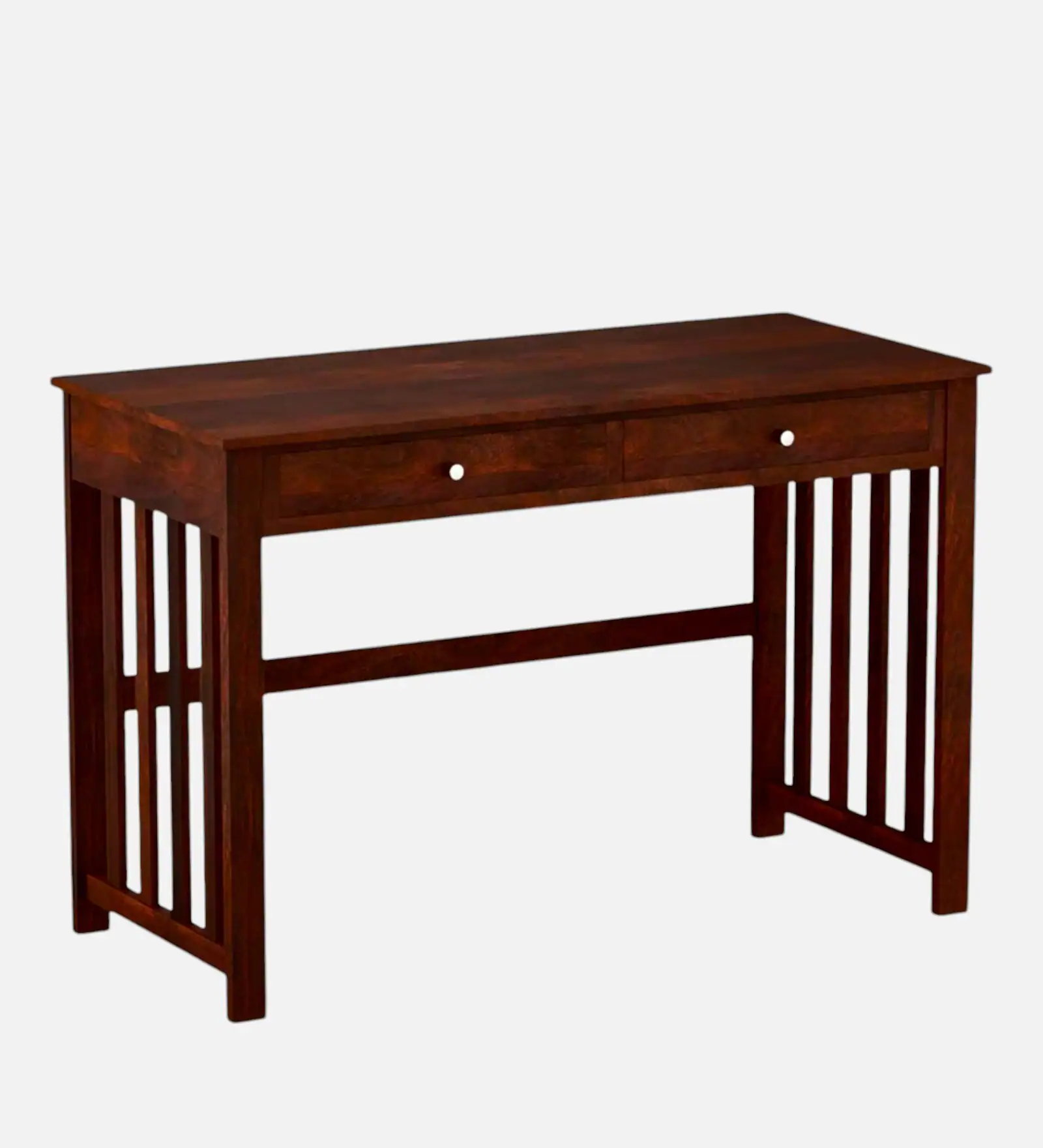 Lovly Writing Table In Dark Walnut Finish - Image 4