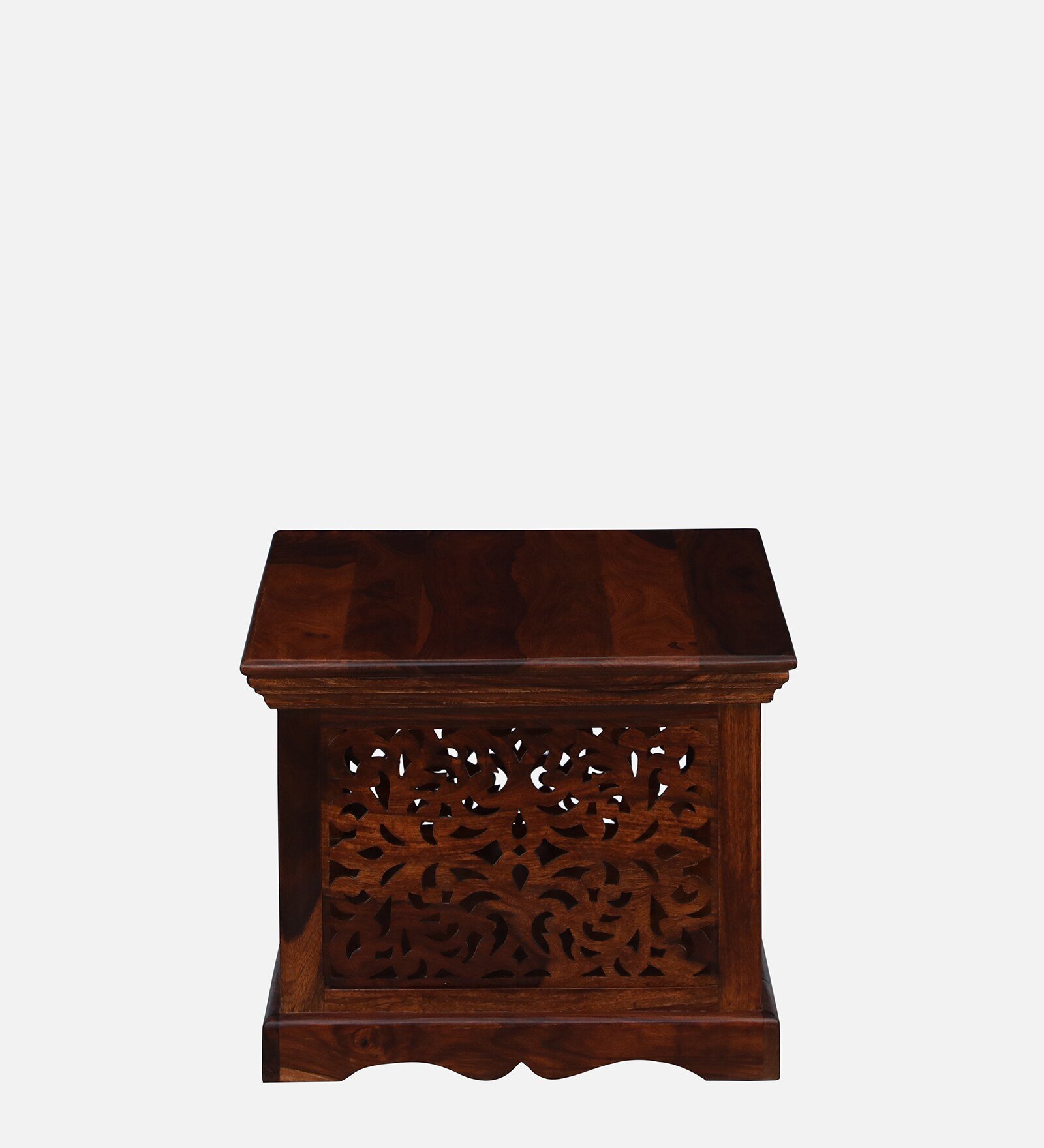 Solid Teak Wood Scandinavian Coffee Table in Light Oak - Image 4
