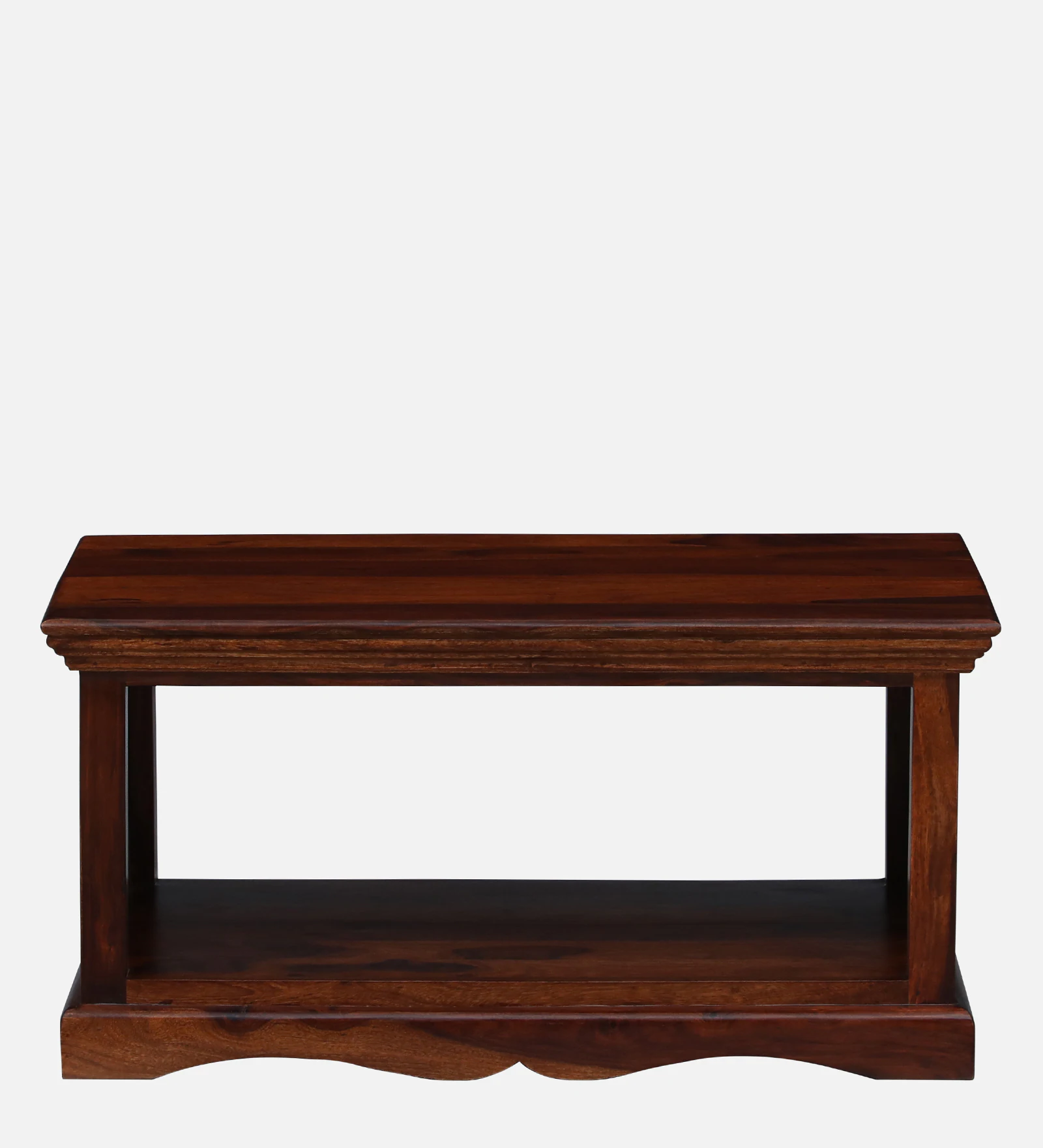 Solid Teak Wood Scandinavian Coffee Table in Light Oak - Image 5