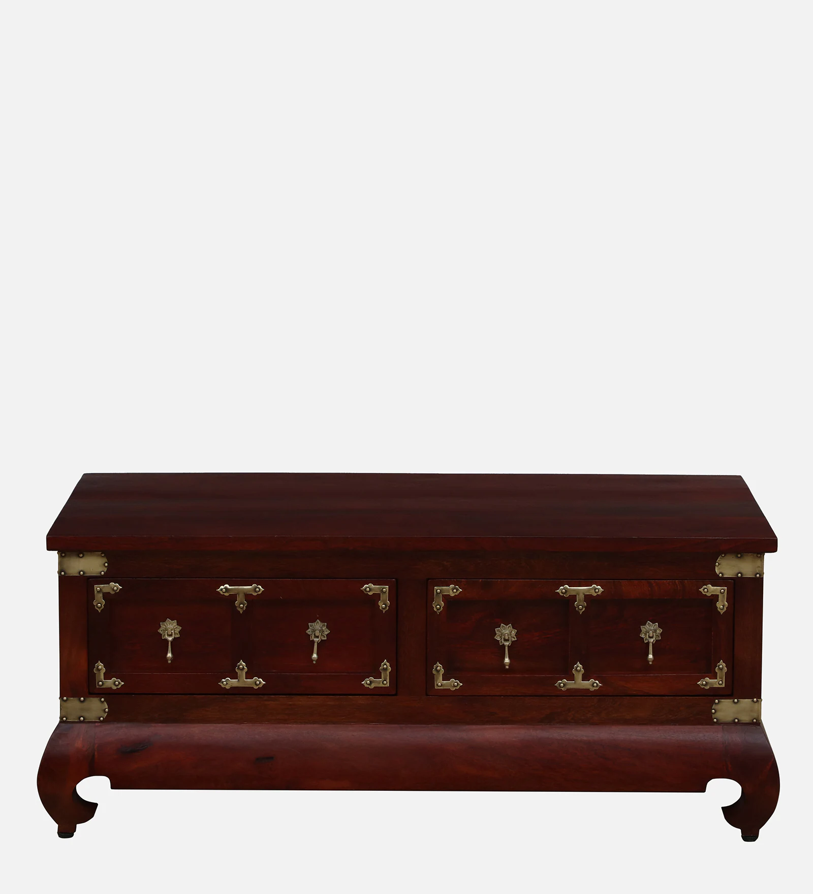 Paulownia Wood Lightweight Coffee Table in Whitewash Finish - Image 6