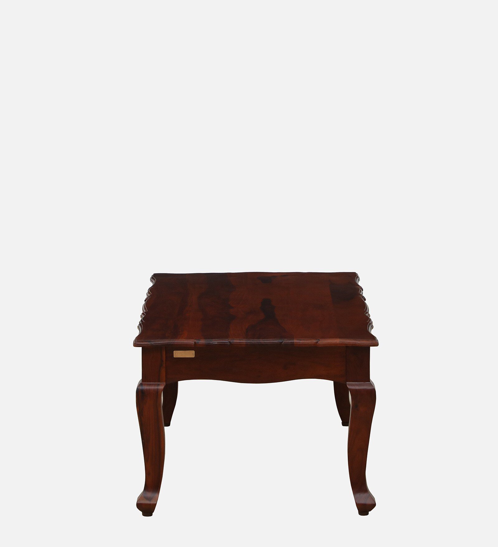 Solid Oak Joinery Coffee Table in Classic Teak Finish - Image 2