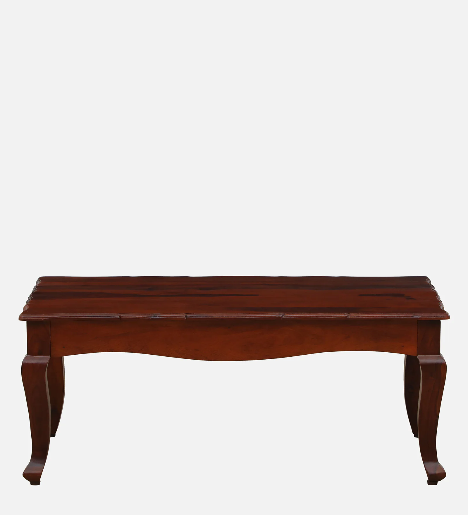 Solid Oak Joinery Coffee Table in Classic Teak Finish - Image 5
