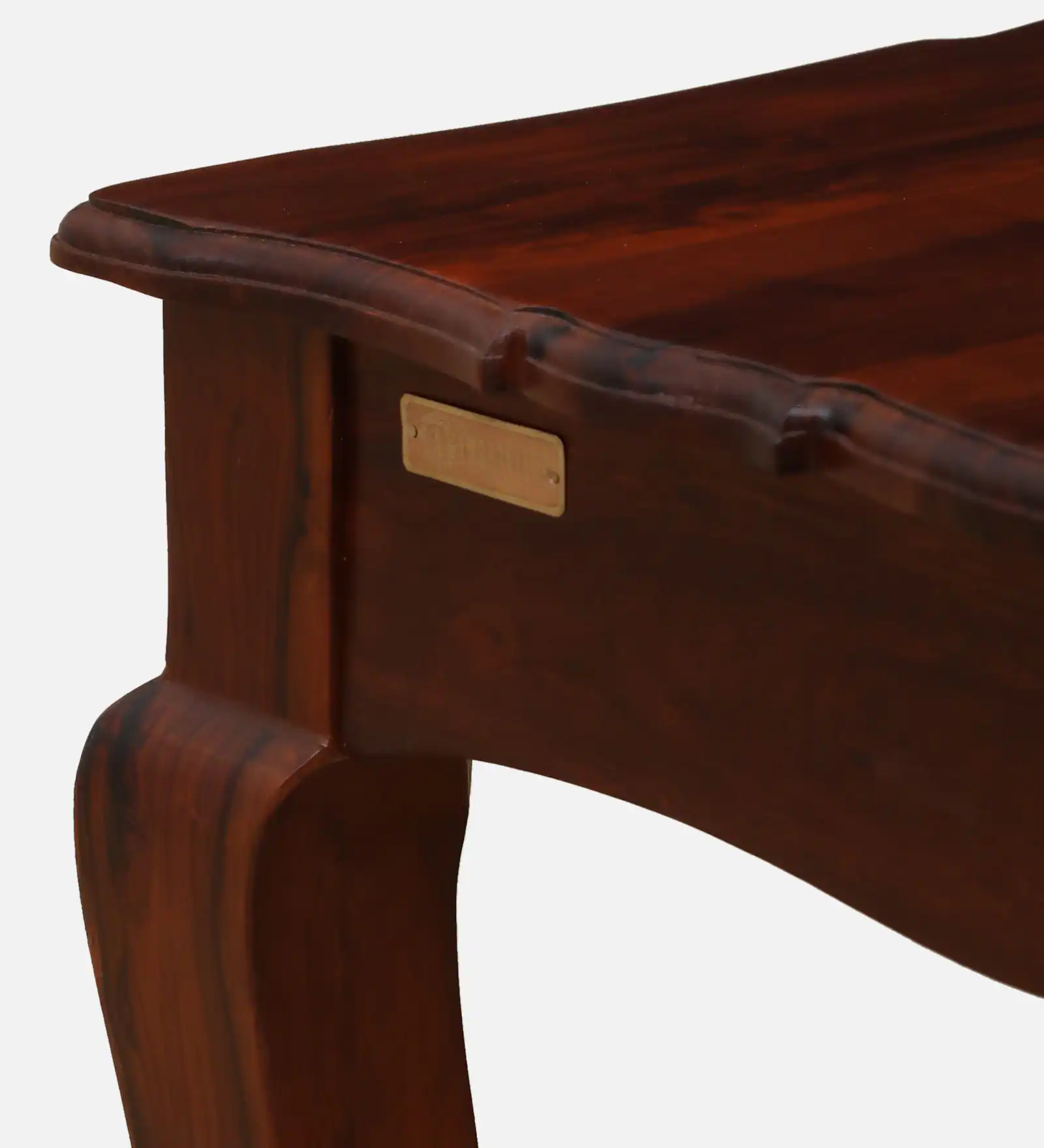 Solid Oak Joinery Coffee Table in Classic Teak Finish - Image 6