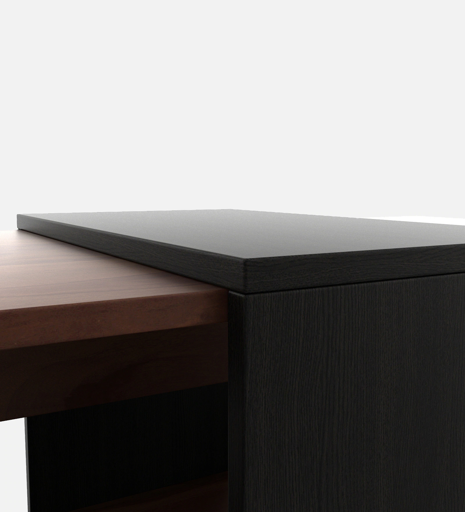 Kster Solid Wood Coffee Table in Warm Walnut Finish - Image 2