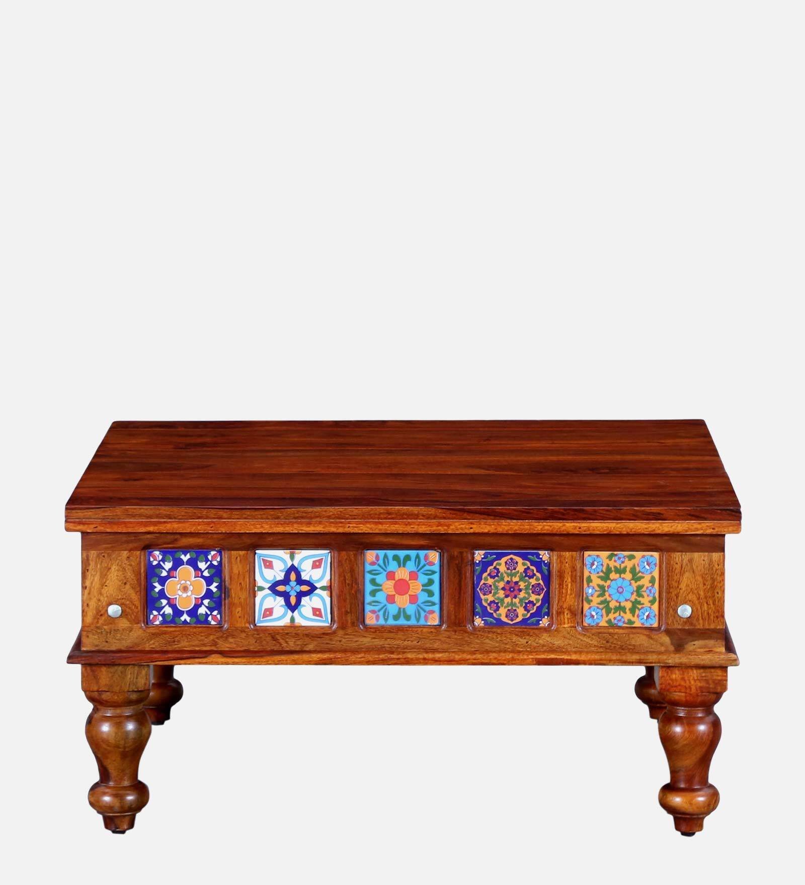 Rosewood Nested Coffee Table Set in Ebony Finish - Image 4