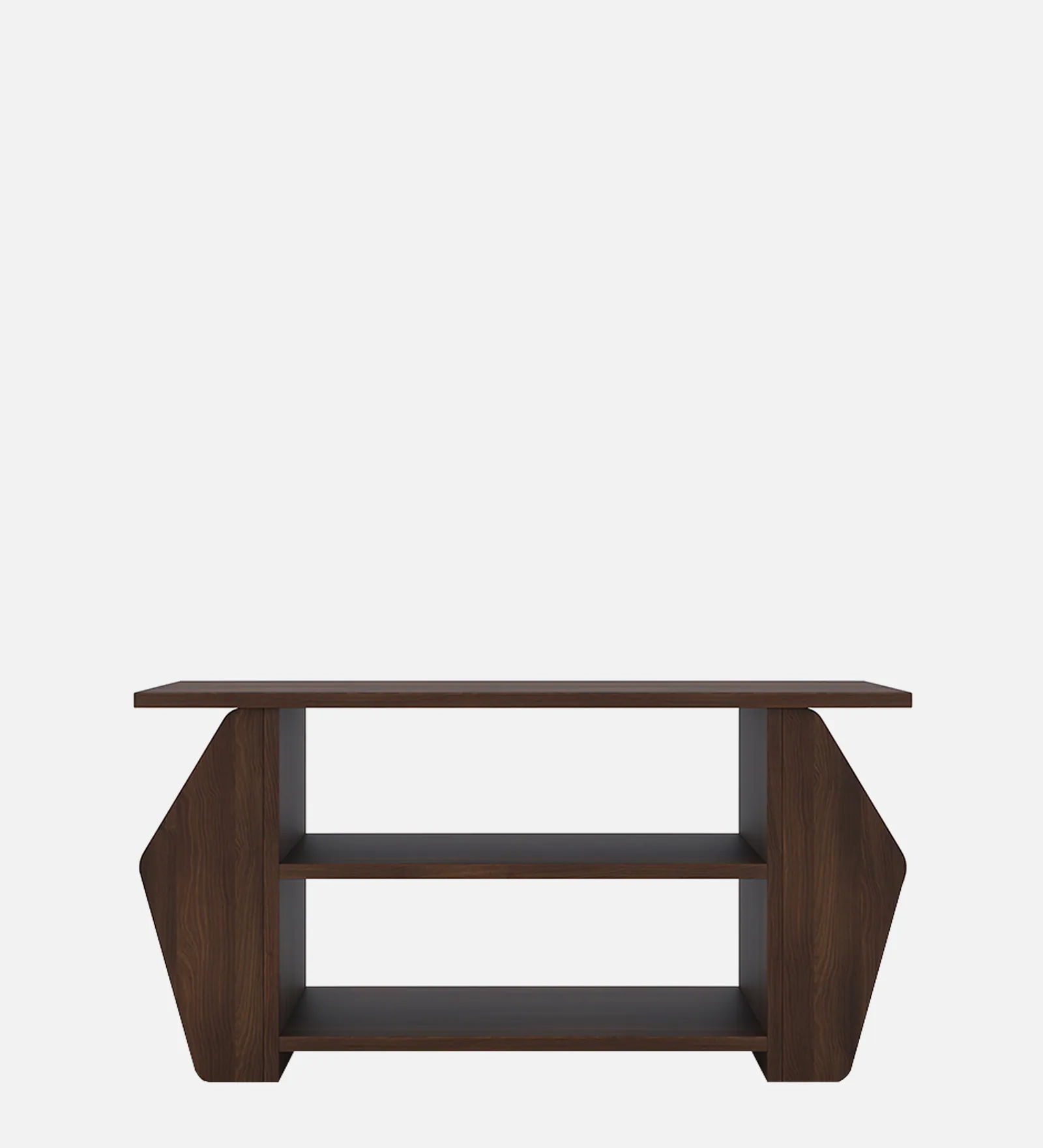 Teak Grain Rectangular Coffee Table in Honey Oak Finish - Image 3