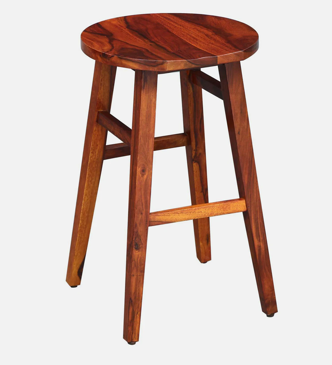Haven Solid Sheesham Wood Bar Stool for Modern Interiors - Image 6