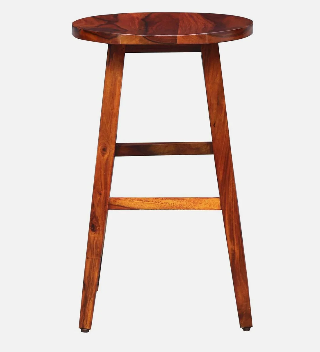 Haven Solid Sheesham Wood Bar Stool for Modern Interiors - Image 8