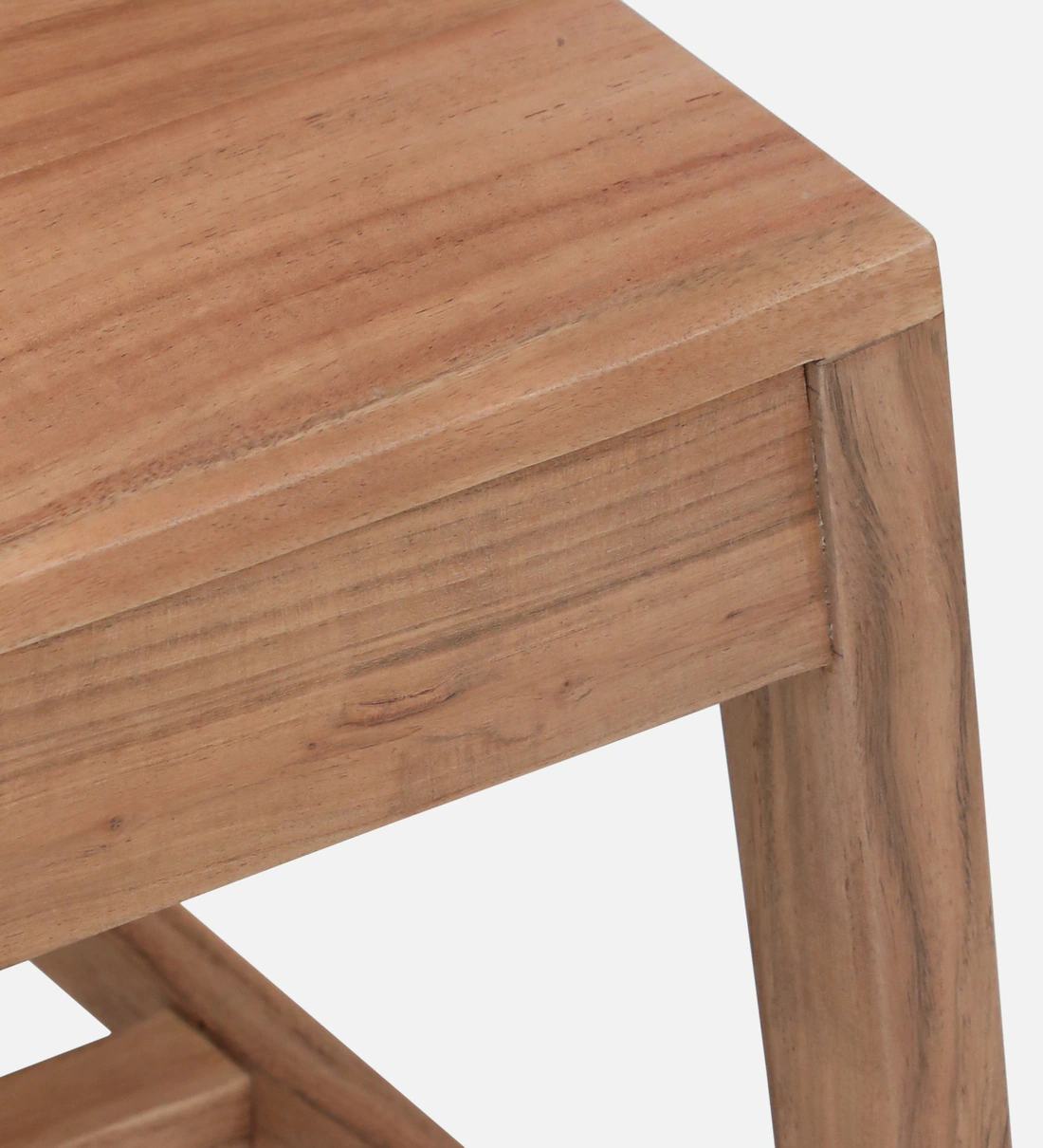 Zehan Acacia Wood Dining Chair in Natural Finish(SET OF 2) - Image 7
