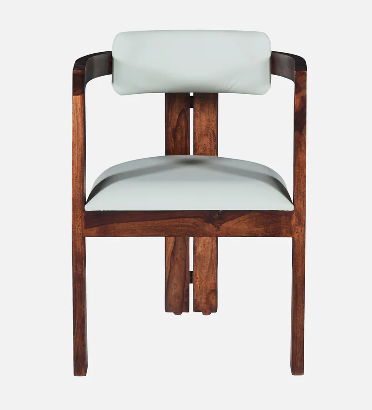 Mall Sheesham Wood Arm chair In Provincial Teak Finish - Image 6