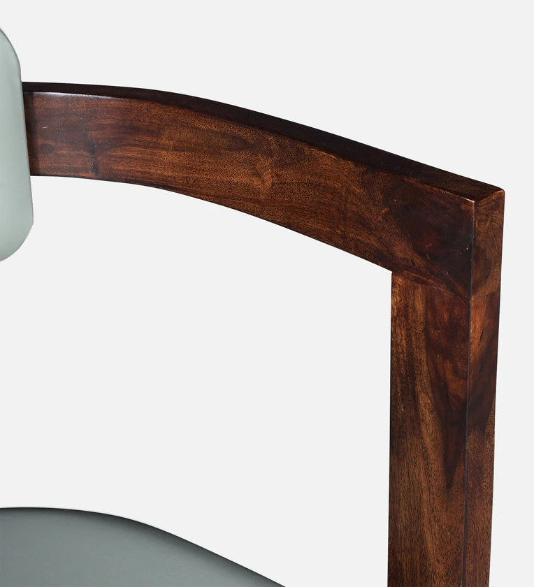 Mall Sheesham Wood Arm chair In Provincial Teak Finish - Image 9