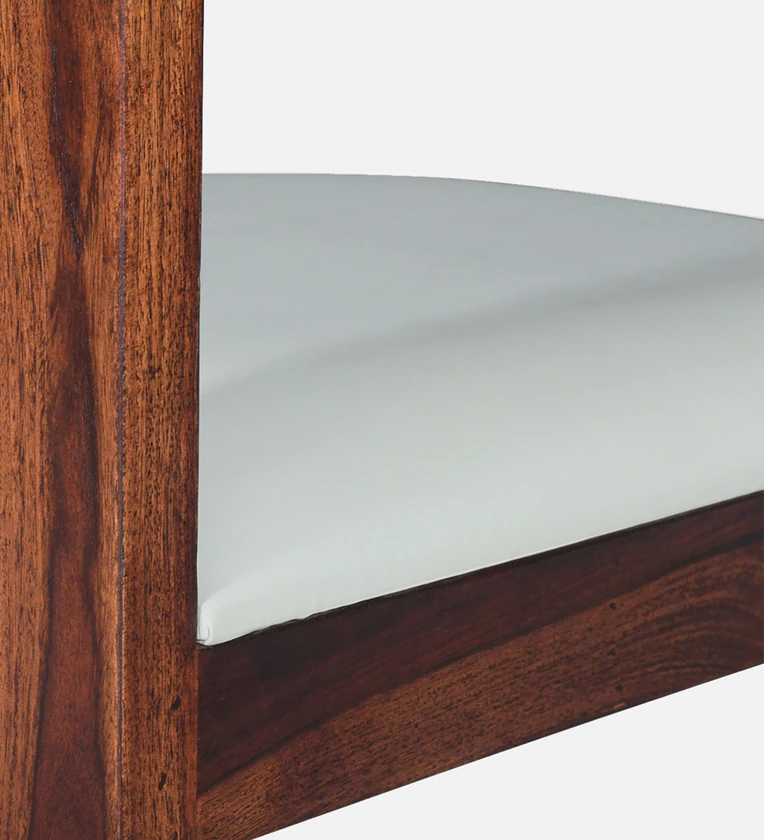 Mall Sheesham Wood Arm chair In Provincial Teak Finish - Image 11