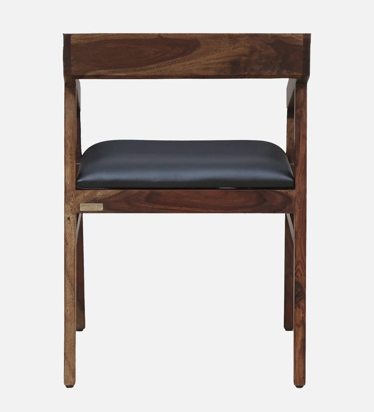 Klint Sheesham Wood Arm Chair In Honey Oak Finish - Image 6