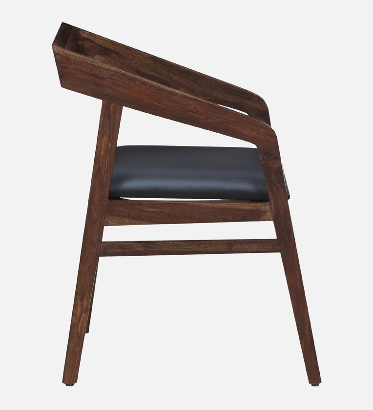Klint Sheesham Wood Arm Chair In Honey Oak Finish - Image 7