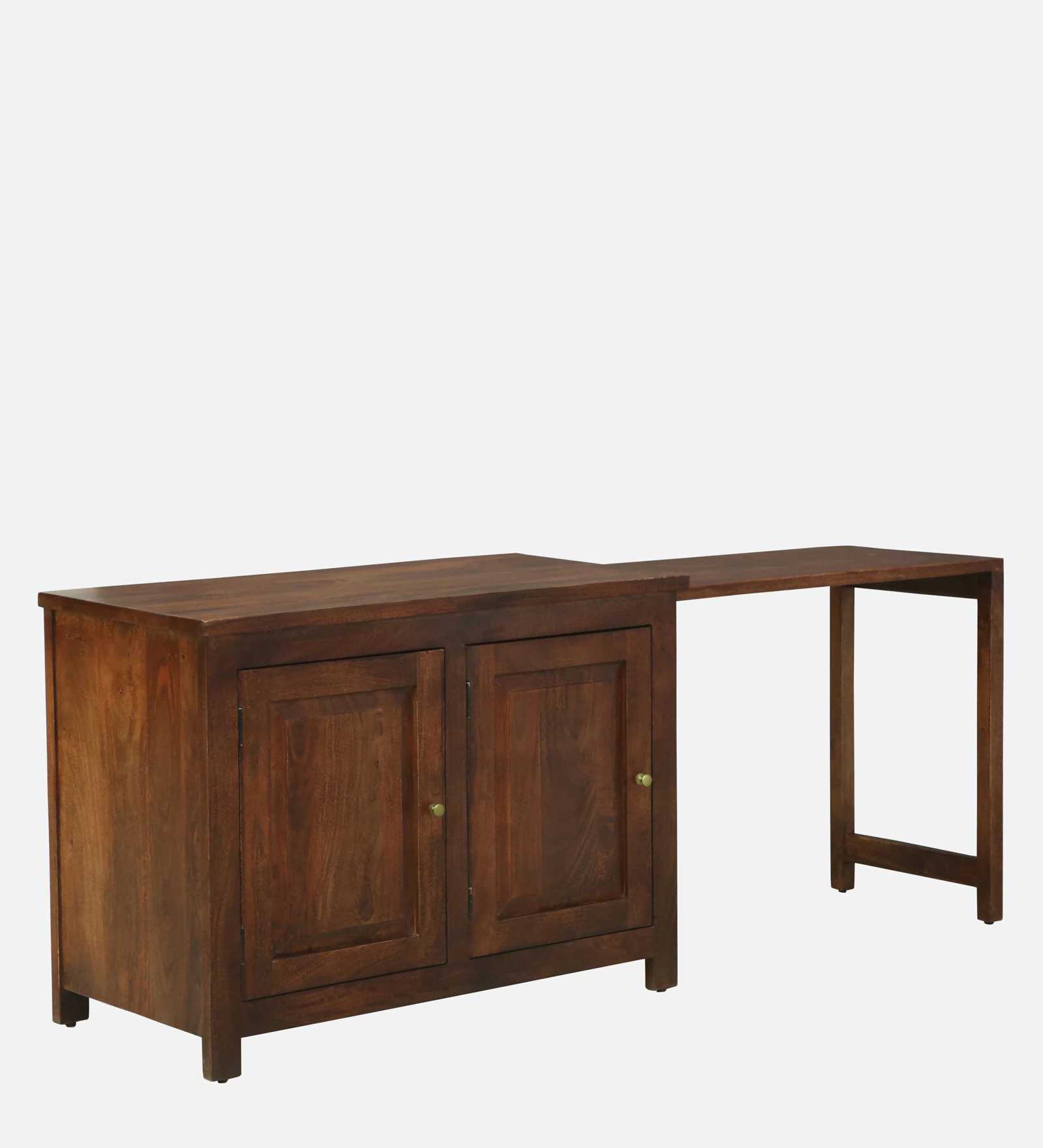 Valencia Solid Wood Storage Cabinet in Walnut Finish - Image 13