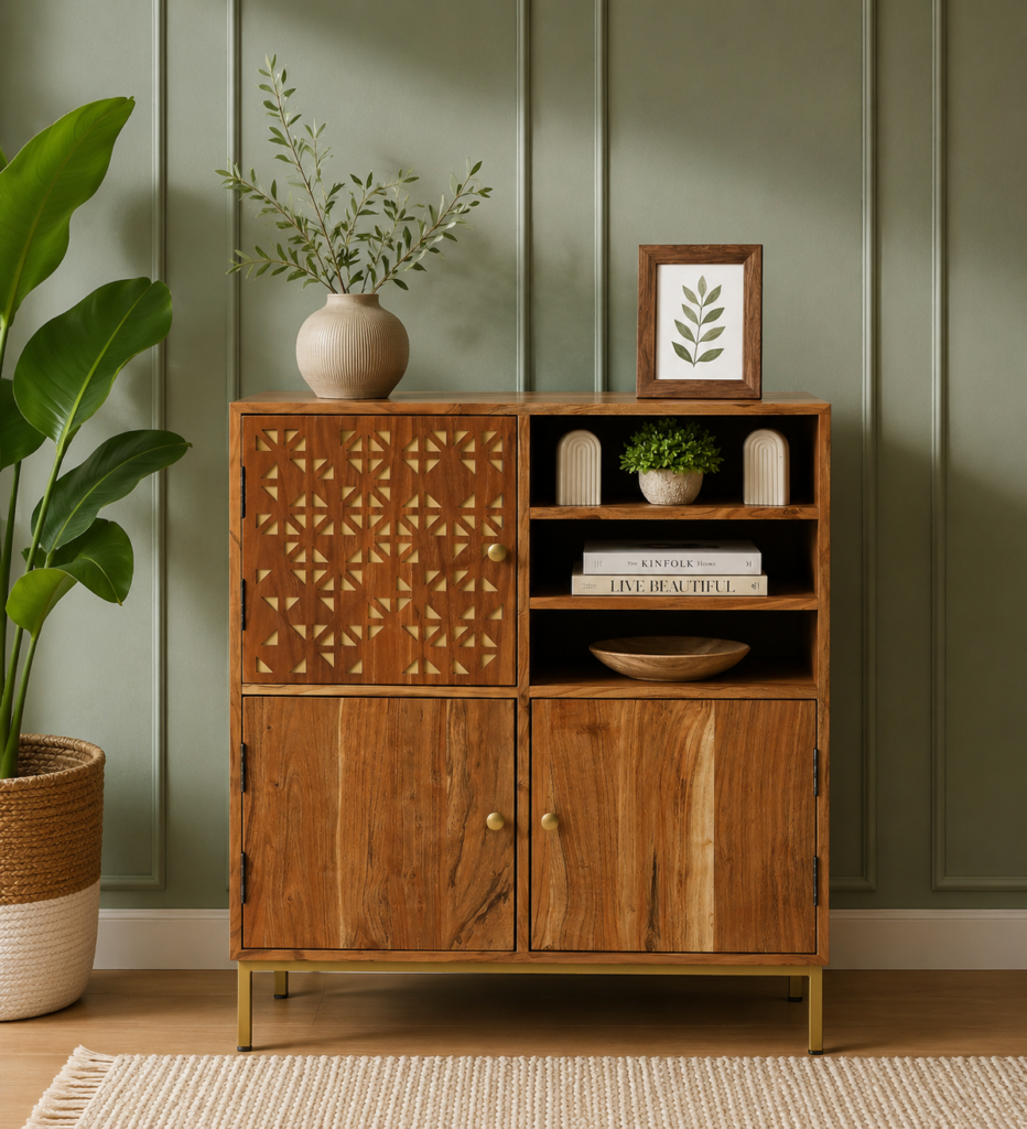 Oak Haven Classic Display & Storage Cabinet