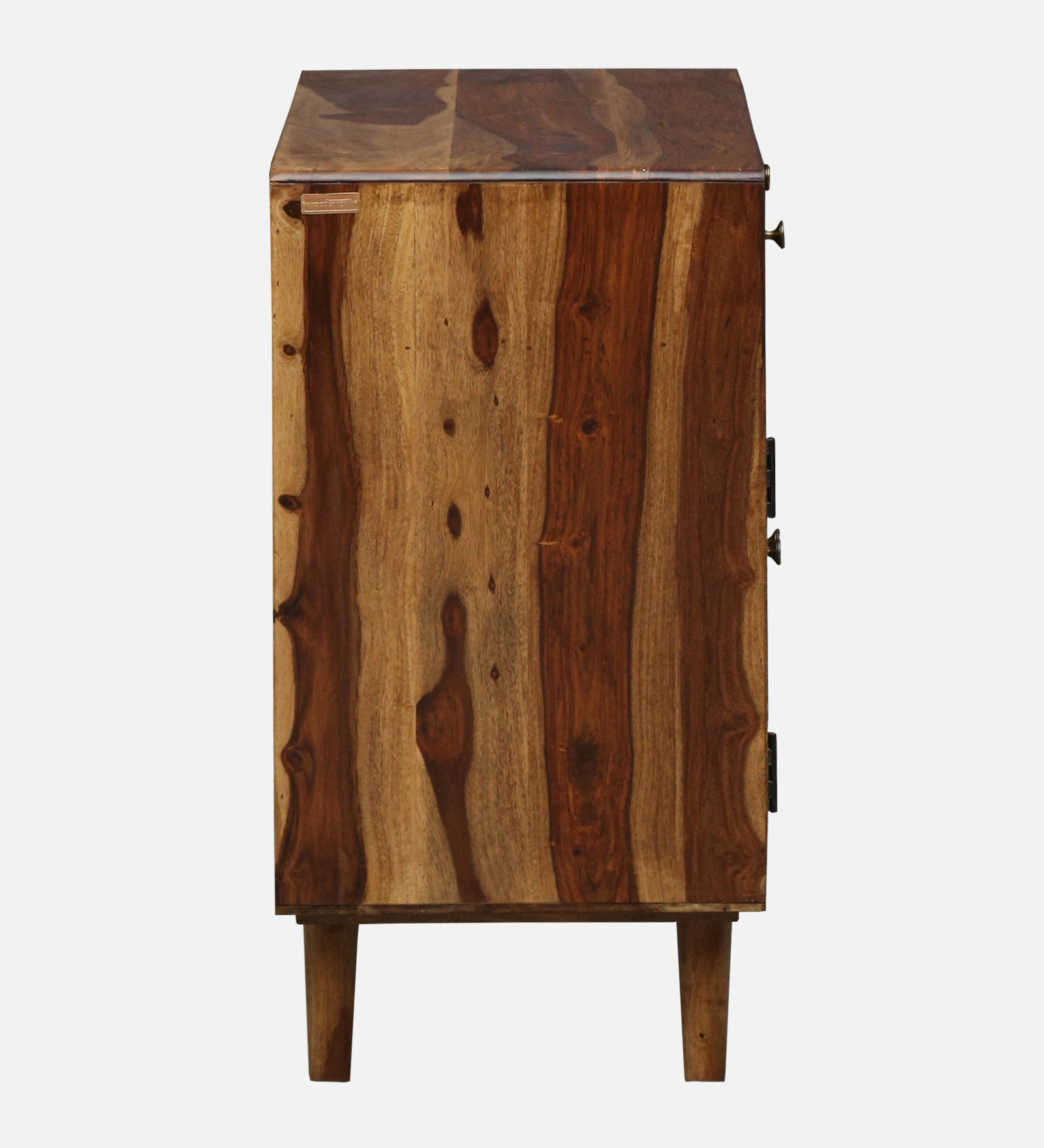 Arnav Sheesham Wood Utility Cabinet With Shelves In Walnut Finish - Image 11
