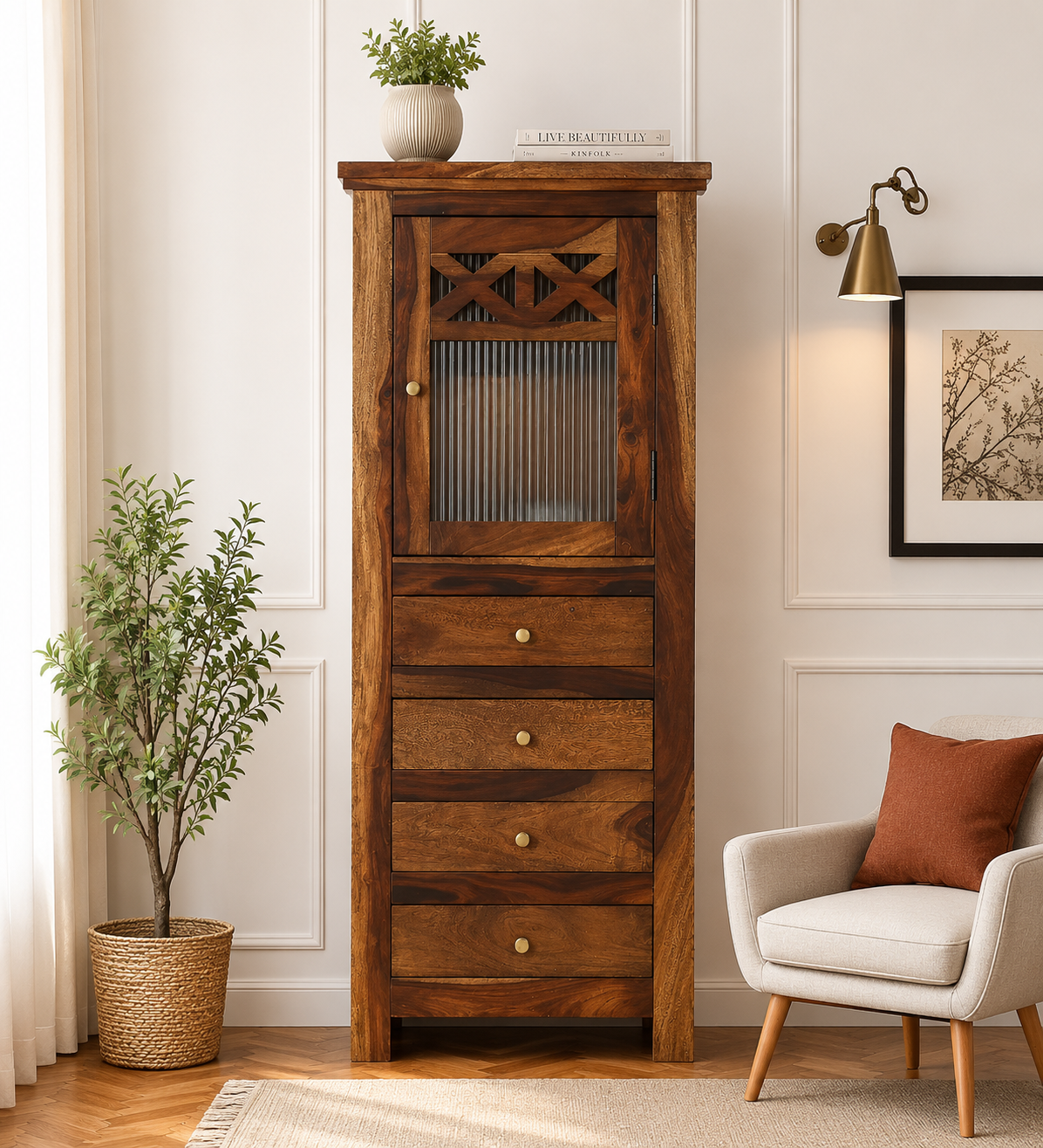 Verona Elite Multipurpose Storage and Display Cabinet Unit