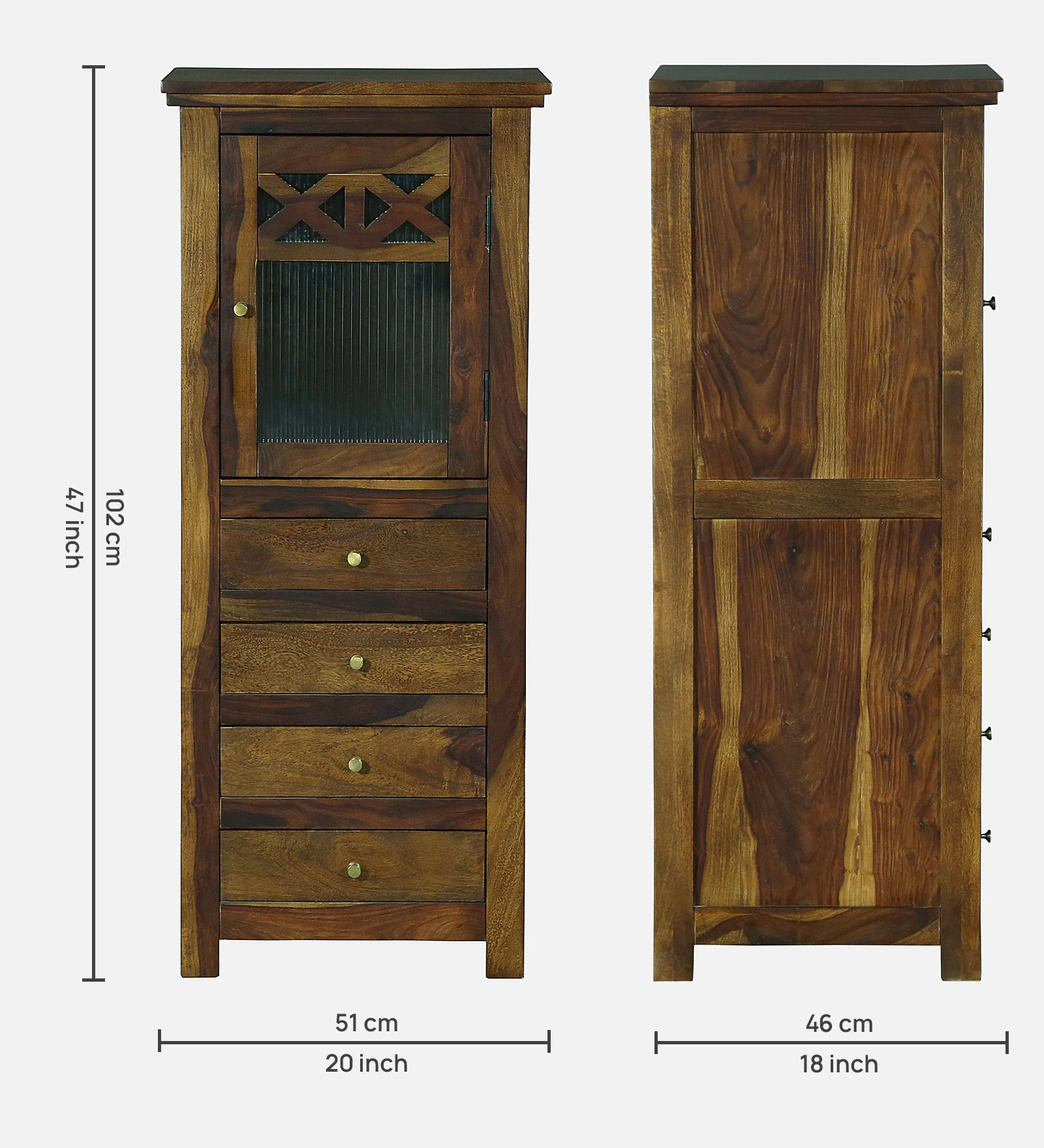 Verona Elite Multipurpose Storage and Display Cabinet Unit - Image 6