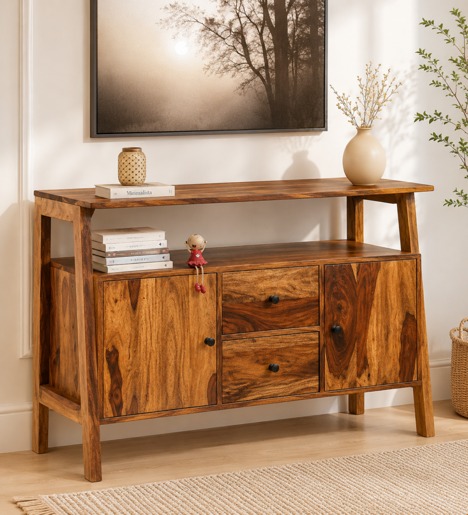 Aarav Sheesham Wood Cabinet
