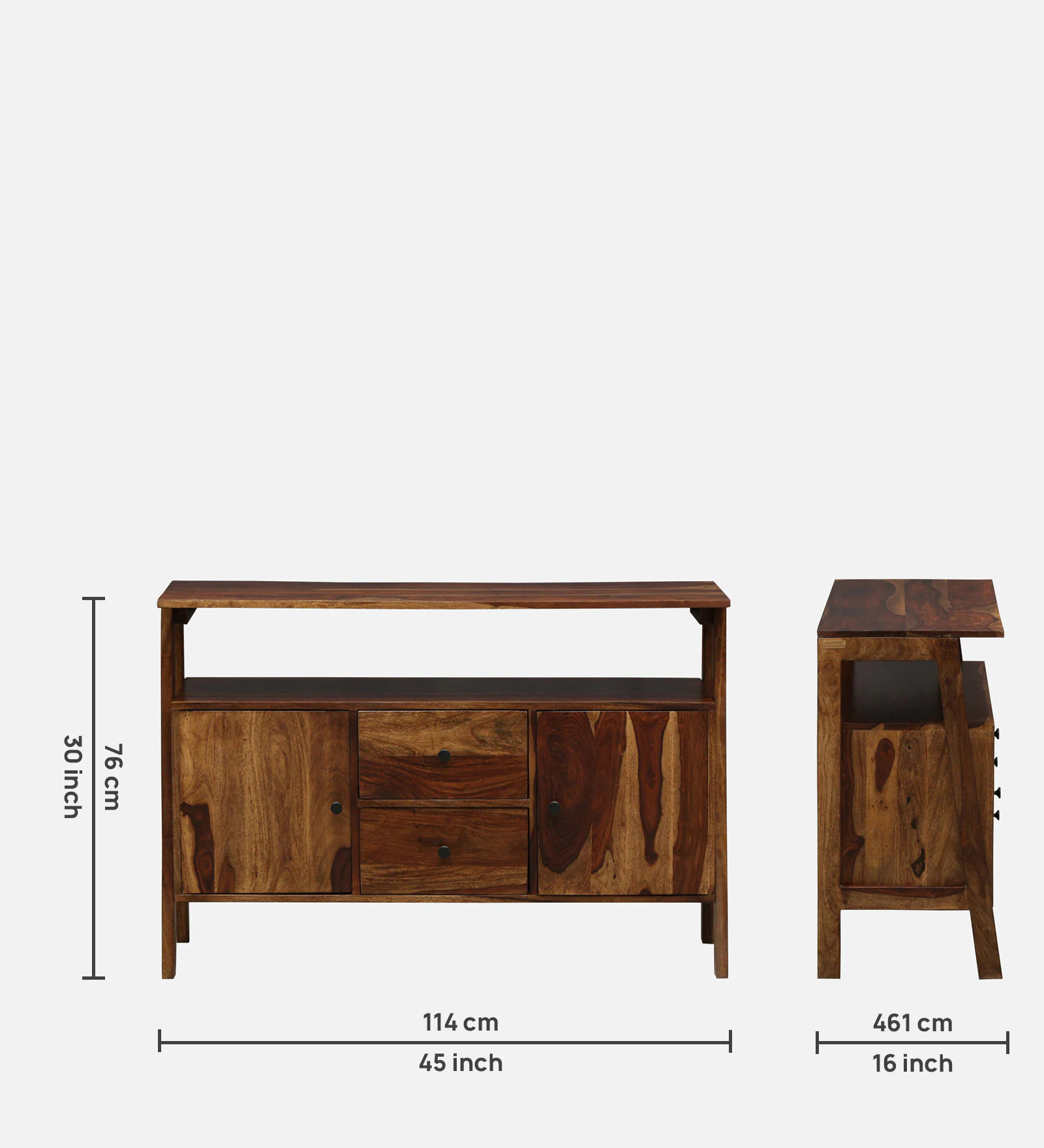 Aarav Sheesham Wood Cabinet - Image 2