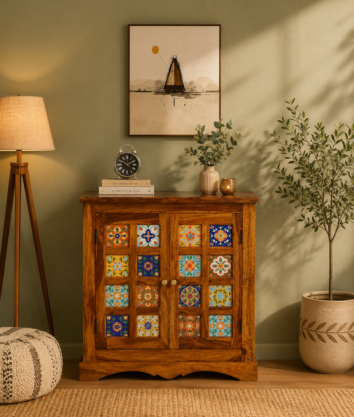 Pine Meadow Modern Living Room Cabinet