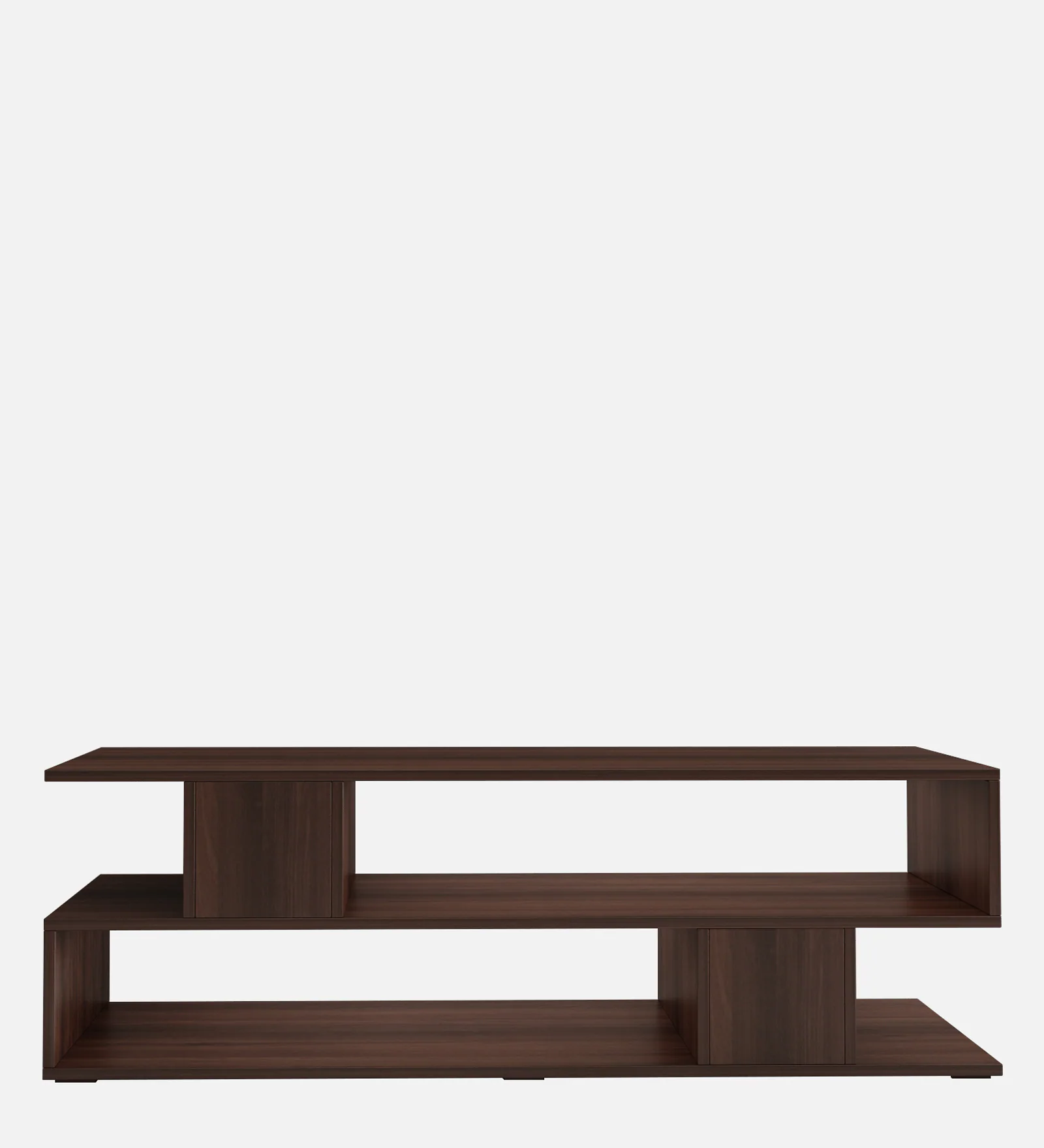 Aravali Premium Sheesham Wood Media Console In Earthy Brown Finish - Image 4