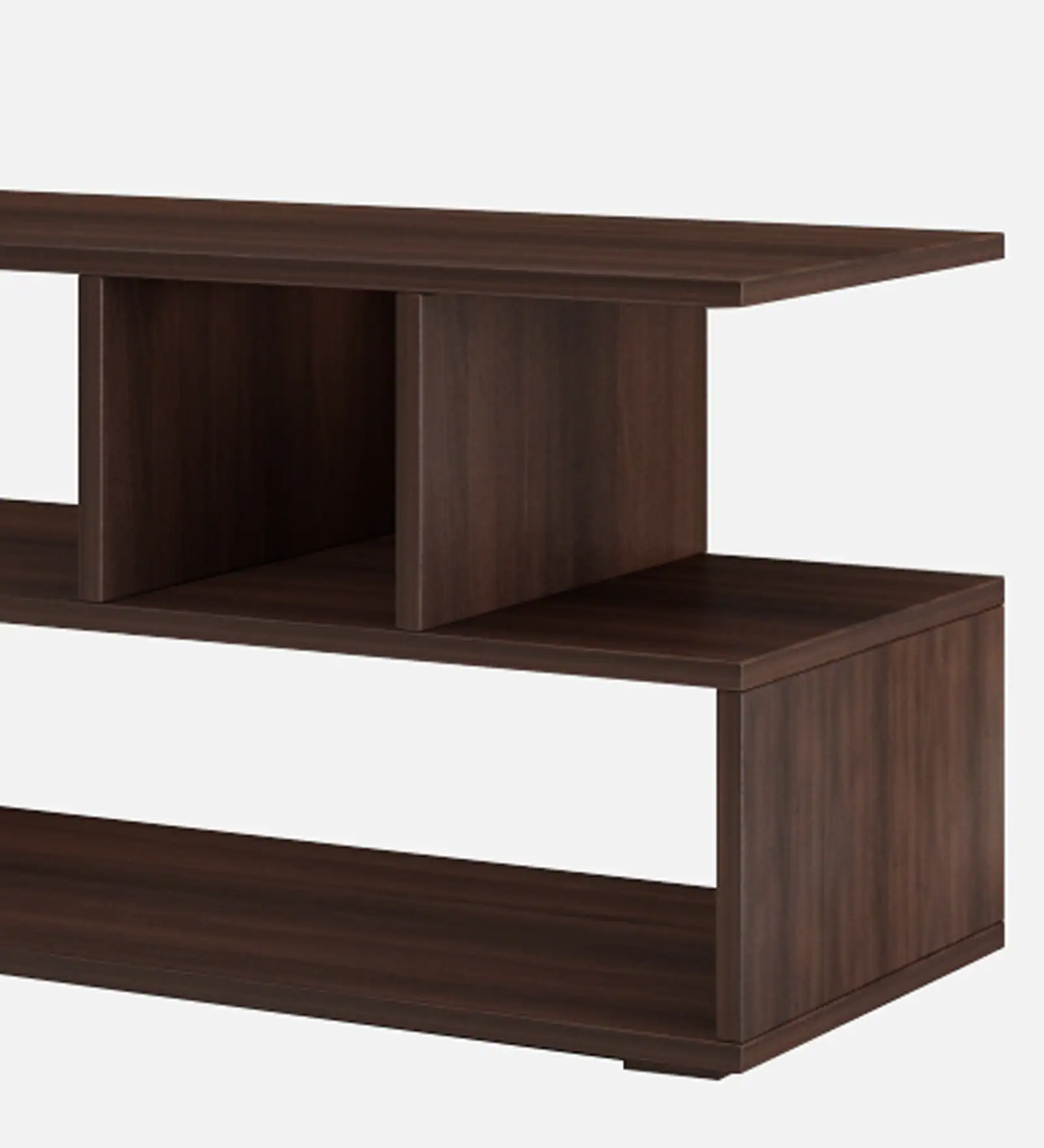 Aravali Premium Sheesham Wood Media Console In Earthy Brown Finish - Image 5