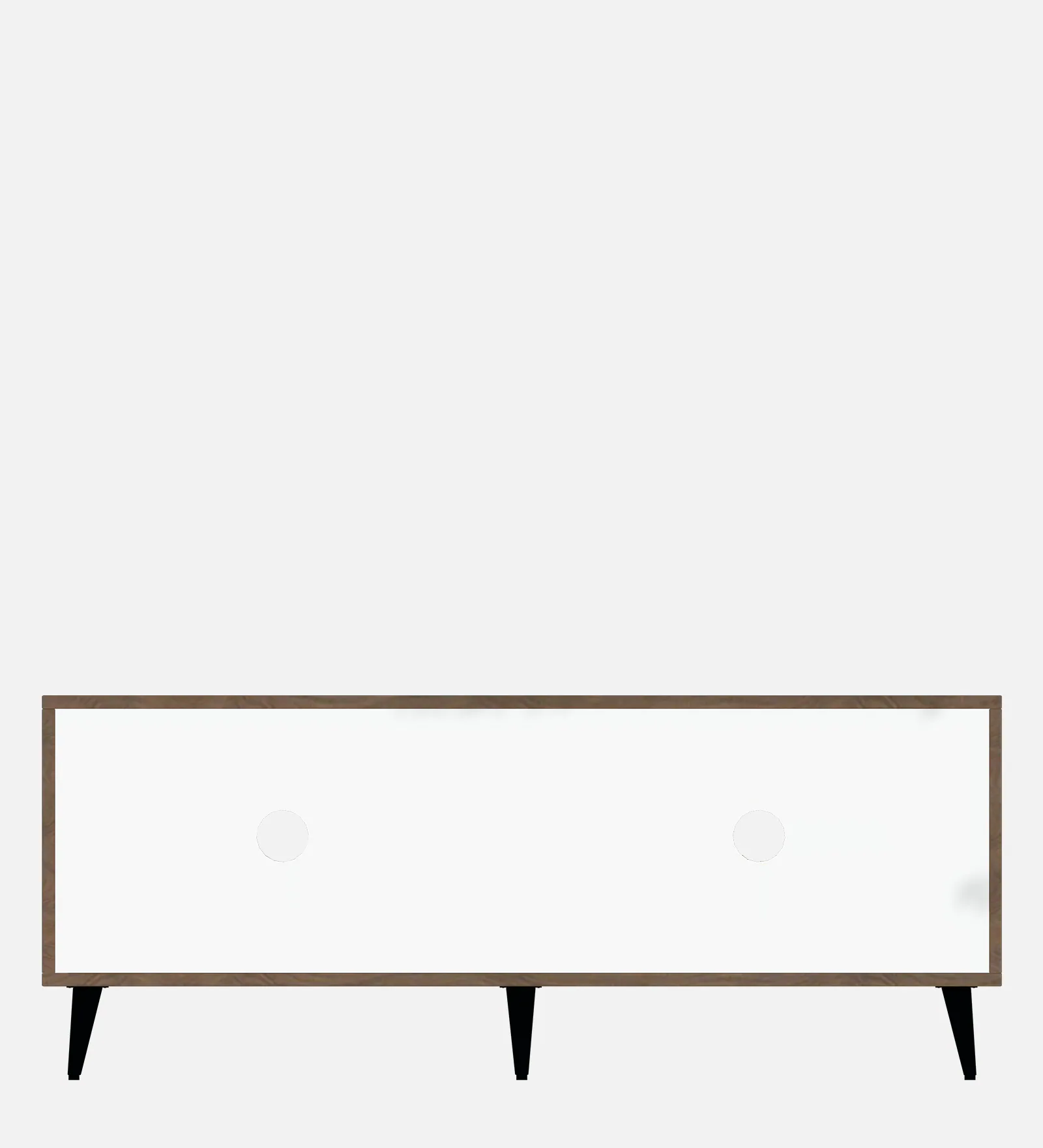 Terraa Handmade Acacia Wood Entertainment Console In Natural Stone Finish - Image 5