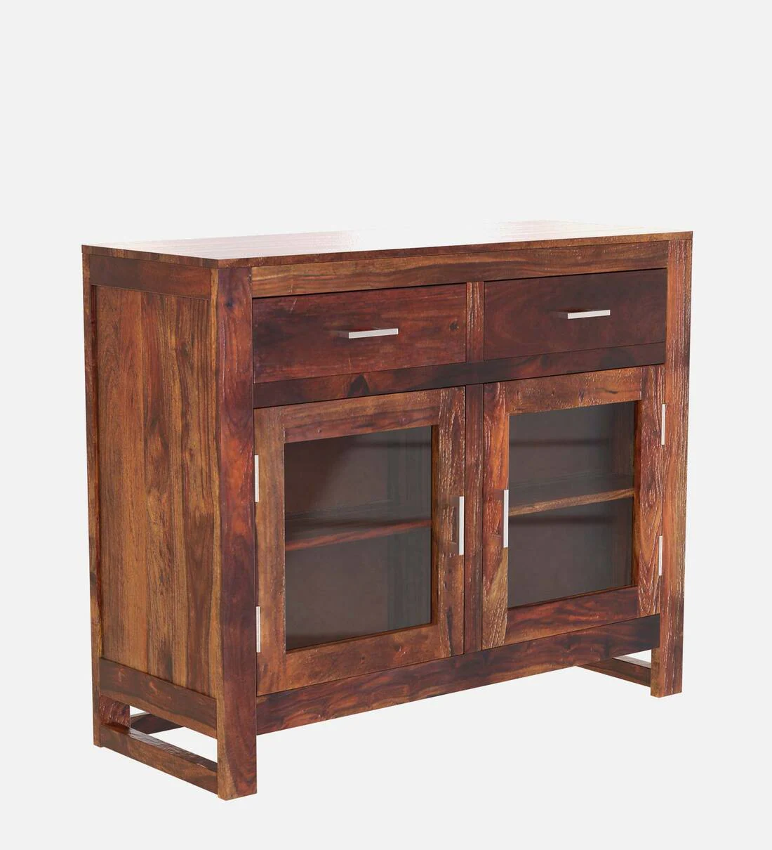 Large Wooden Crockery Cabinet with Drawers - Image 3
